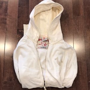 True religion men’s zip hoodie